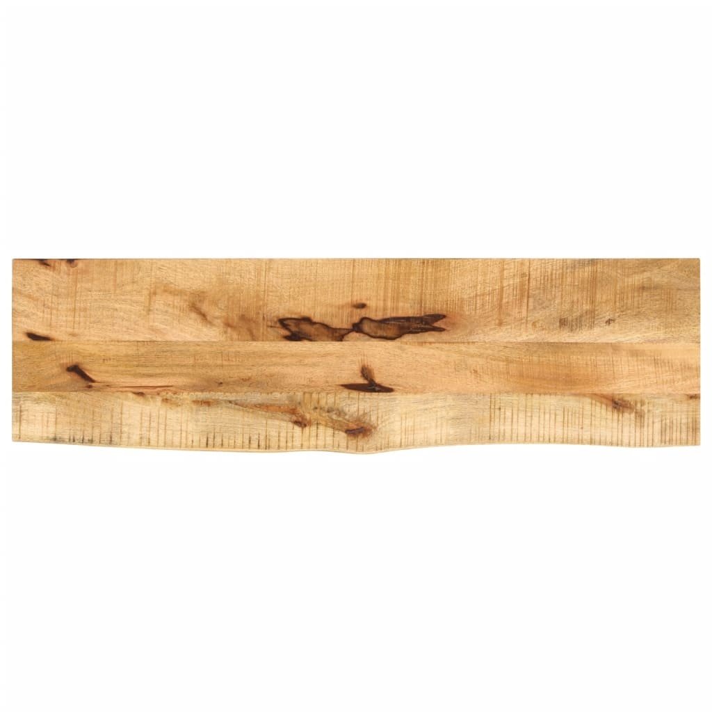 VidaXL Tafelblad met natuurlijke rand 110x20x3,8 cm massief mangohout