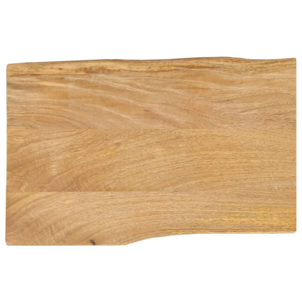 VidaXL Tafelblad met natuurlijke rand 60x40x3,8 cm massief mangohout