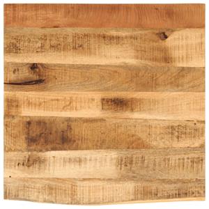 VidaXL Tafelblad met natuurlijke rand 60x60x2,5 cm massief mangohout