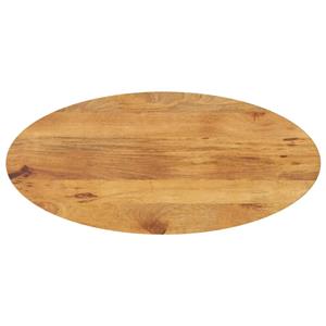 VidaXL Tafelblad ovaal 100x40x2,5 cm massief mangohout