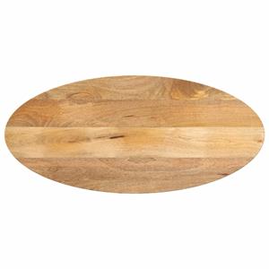 VidaXL Tafelblad ovaal 80x40x3,8 cm massief mangohout