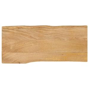 VidaXL Tafelblad met natuurlijke rand 80x40x3,8 cm massief mangohout