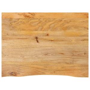 VidaXL Tafelblad met natuurlijke rand 70x60x2,5 cm massief mangohout