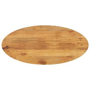 VidaXL Tafelblad ovaal 110x40x2,5 cm massief mangohout