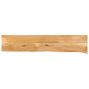 VidaXL Tafelblad met natuurlijke rand 160x20x3,8 cm massief mangohout