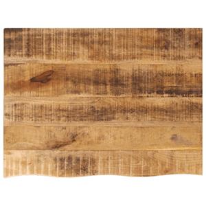 VidaXL Tafelblad met natuurlijke rand 80x60x2,5 cm massief mangohout