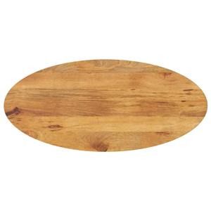 VidaXL Tafelblad ovaal 100x50x2,5 cm massief mangohout