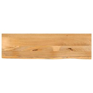 VidaXL Tafelblad met natuurlijke rand 100x40x3,8 cm massief mangohout