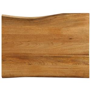 VidaXL Tafelblad met natuurlijke rand 70x60x3,8 cm massief mangohout