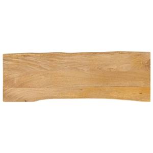 VidaXL Tafelblad met natuurlijke rand 110x40x3,8 cm massief mangohout