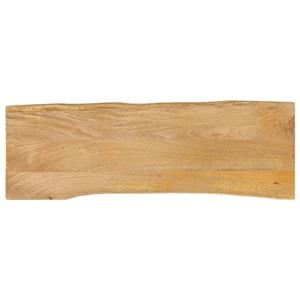 VidaXL Tafelblad met natuurlijke rand 120x40x3,8 cm massief mangohout