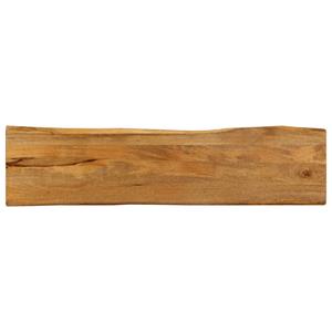 VidaXL Tafelblad met natuurlijke rand 180x40x2,5 cm massief mangohout