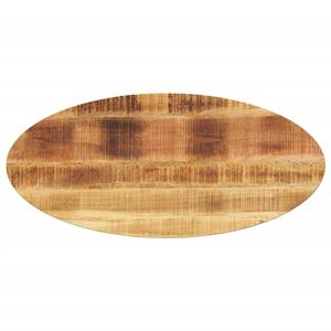 VidaXL Tafelblad ovaal 140x50x2,5 cm massief mangohout