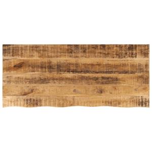 VidaXL Tafelblad met natuurlijke rand 140x60x2,5 cm massief mangohout