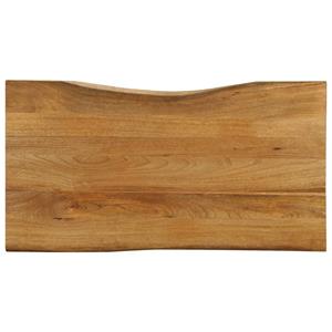 VidaXL Tafelblad met natuurlijke rand 120x60x3,8 cm massief mangohout