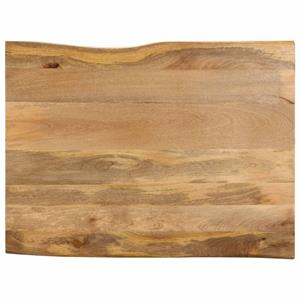 VidaXL Tafelblad met natuurlijke rand 90x80x3,8 cm massief mangohout