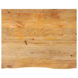 VidaXL Tafelblad met natuurlijke rand 90x80x3,8 cm massief mangohout