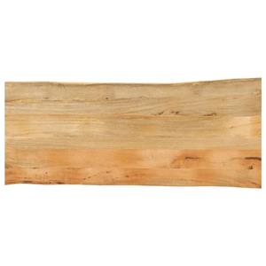 VidaXL Tafelblad met natuurlijke rand 140x60x3,8 cm massief mangohout