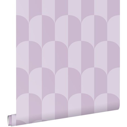 ESTAhome Behang Art Deco Bogen Lila Paars - 50 X 900 Cm - 139987