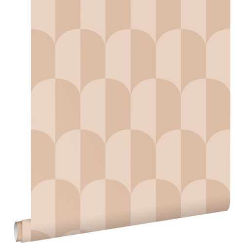 ESTAhome Behang Art Deco Bogen Poederroze - 50 X 900 Cm - 139988