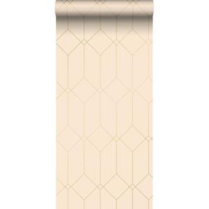 ESTAhome Behang Art Deco Motief Goud En Beige - 0.53 X 10.05 M - 139747