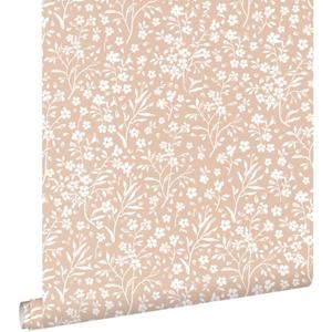 ESTAhome Behang Bloemetjes Licht Terracotta - 50 X 900 Cm - 139880