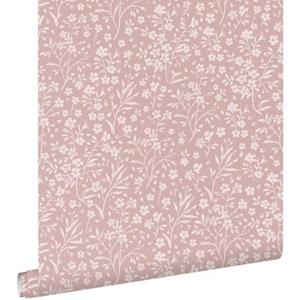 ESTAhome Behang Bloemetjes Oudroze - 50 X 900 Cm - 139884