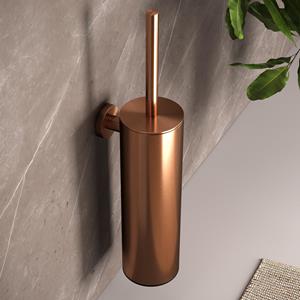 Brauer Toiletborstelset  Copper Wandmontage met PVD coating Geborsteld Koper 