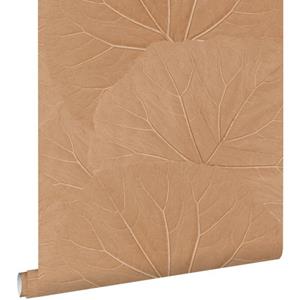 ESTAhome Behang Bladeren Terracotta Roze - 50 X 900 Cm - 139916