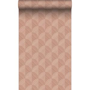 Origin Wallcoverings Eco-texture Vliesbehang 3d-motief Terracotta Roze - 50 X 900 Cm