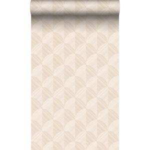 Origin Wallcoverings Eco-texture Vliesbehang 3d-motief Lichtbeige - 50 X 900 Cm