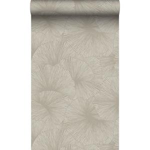 Origin Wallcoverings Behang 3d-motief Bladeren Taupe - 50 X 900 Cm - 348007