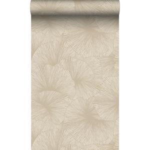 Origin Wallcoverings Behang 3d-motief Bladeren Beige - 50 X 900 Cm - 348006