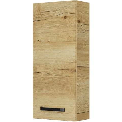 Saphir Hangkast Serie 4010 Wand-Badschrank 30 cm breit mit 1 Tür, 2 Glas-Einlegeböden