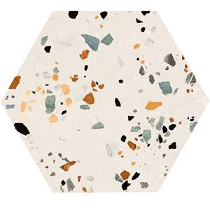 Jabo Tegelsample:  Gobi Nude wandtegel hexagon 20x24cm gerectificeerd