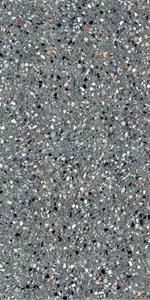 Jabo Tegelsample:  Medley Antracite terrazzo vloertegel 60x120cm gerectificeerd