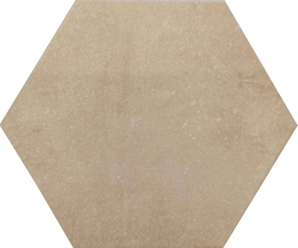 Jabo Tegelsample:  Beton Cire Bercy Nude vloertegel hexagon beige 20x24cm