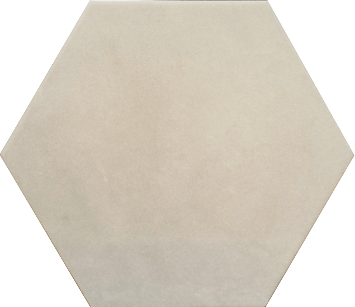 Jabo Tegelsample:  Beton Cire Bercy Bianco vloertegel hexagon wit 20x24cm