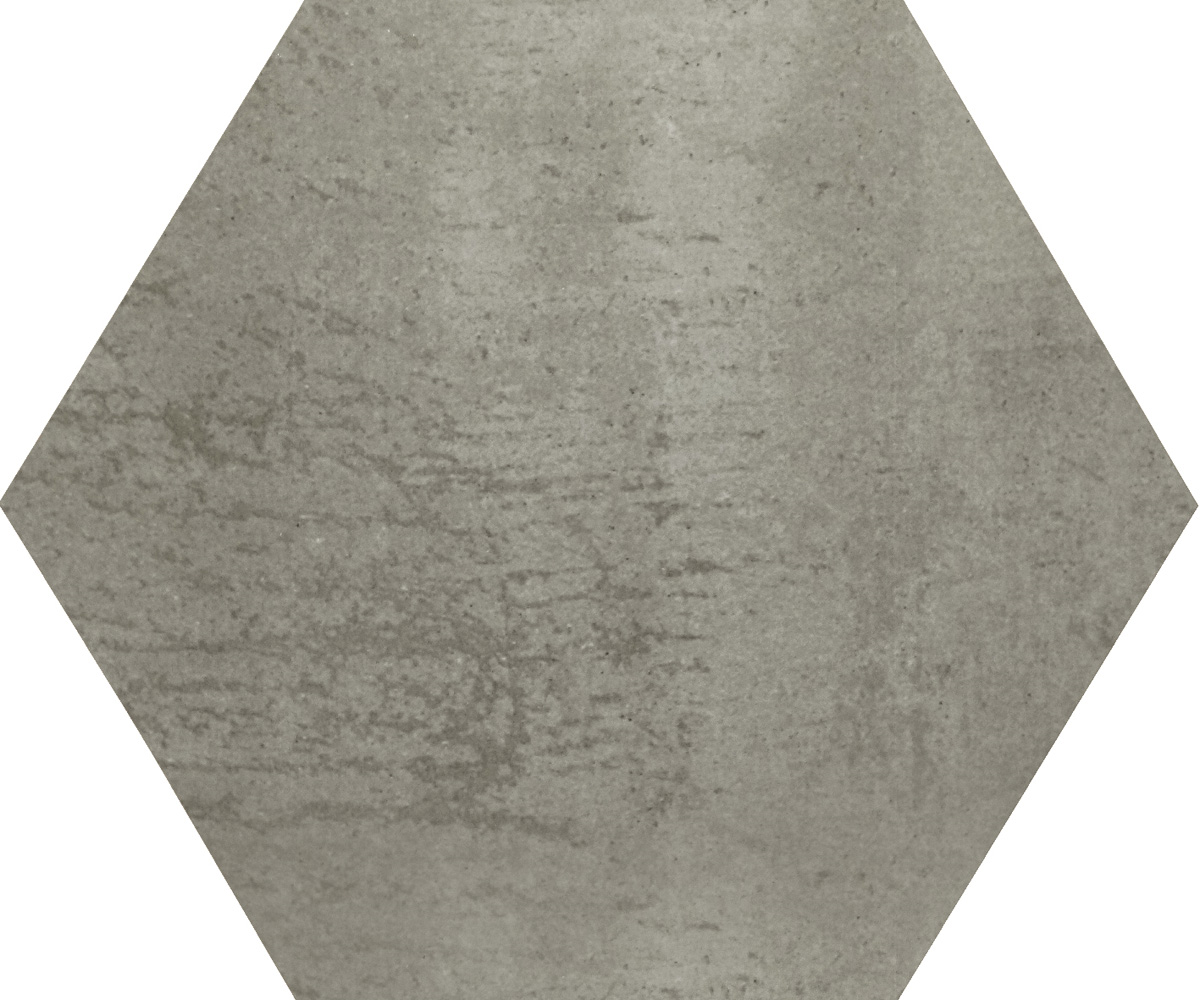 Jabo Tegelsample:  Beton Cire Bercy Grigio vloertegel hexagon grijs 20x24cm