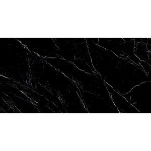 Energieker Vloertegel  Ekxtreme Naturale Marquina Black Mat Zwart 60x120 cm 