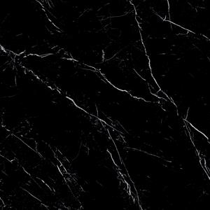 Energieker XL Vloertegel  Ekxtreme Levigato Marquina Black Glans Zwart 120x120 cm 