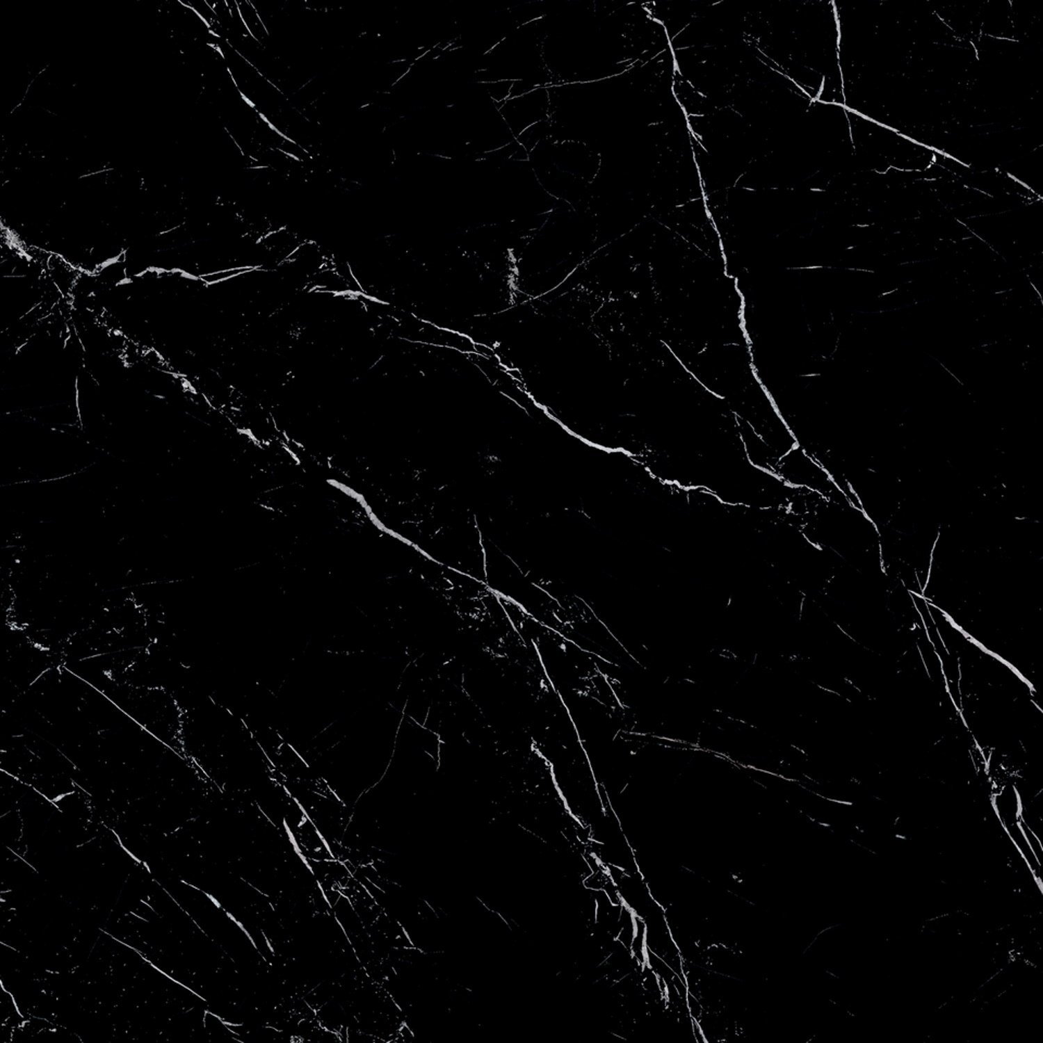 Energieker Vloertegel  Ekxtreme Naturale Marquina Black Mat Zwart 60x60 cm 