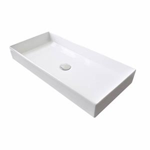 Sanicare Wastafel  Q16 75,5x35x10 cm Keramiek Wit 