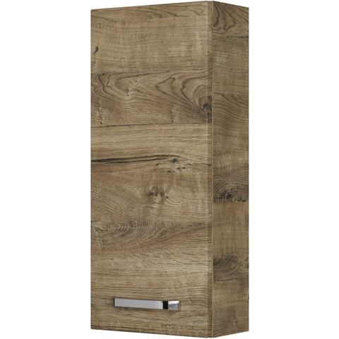 Saphir Hangkast Serie 4010 Wand-Badschrank 30 cm breit mit 1 Tür, 2 Glas-Einlegeböden