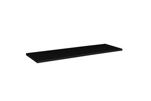 Comad Nova Black wastafel toppaneel 120cm zwart