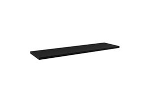 Comad Nova Black wastafel toppaneel 140cm zwart