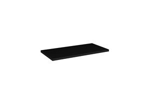 Comad Nova Black wastafel toppaneel 70cm zwart