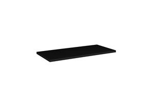 Comad Nova Black wastafel toppaneel 90cm zwart