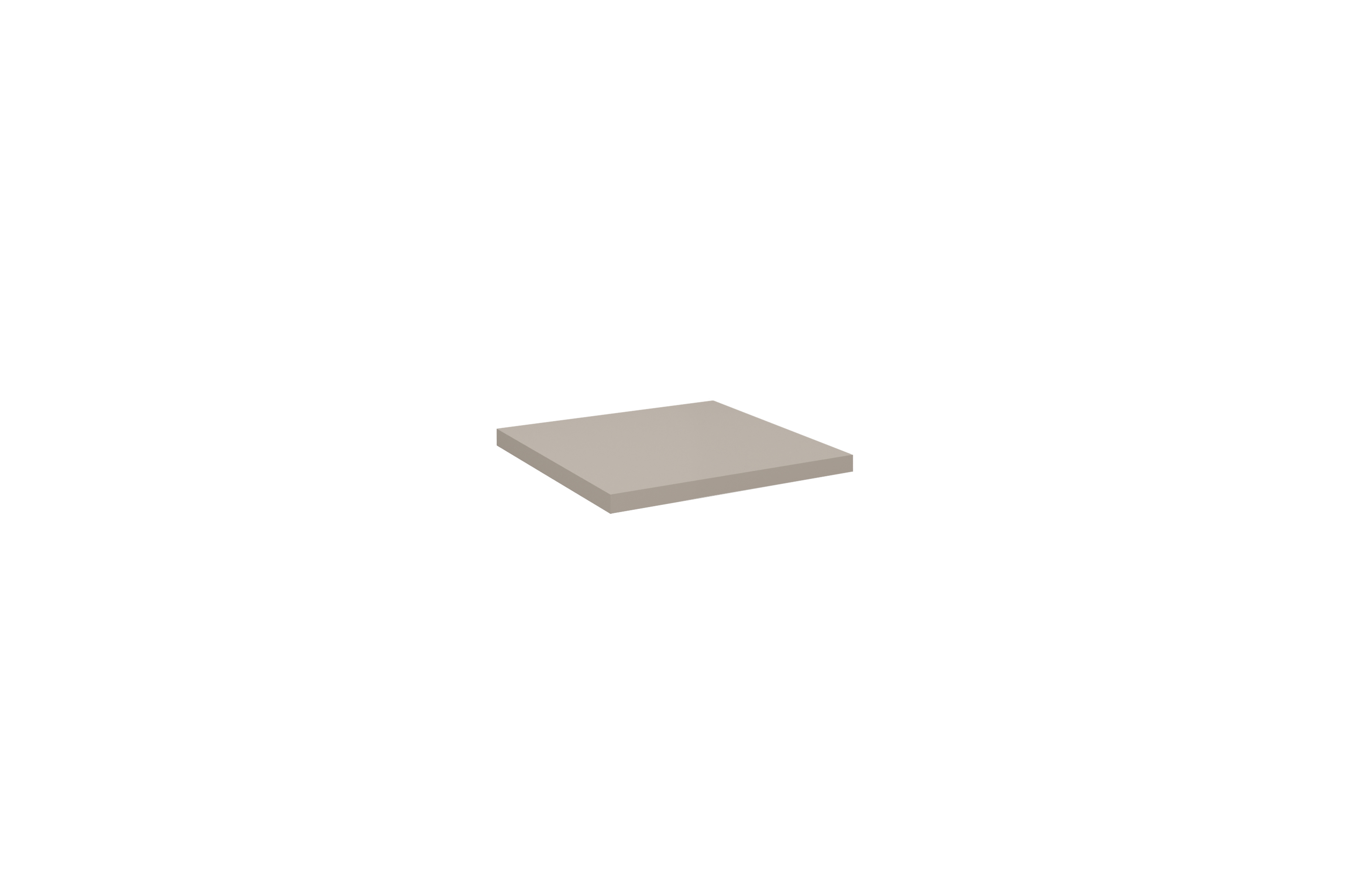 Comad Nova Cashmere wastafel toppaneel 40cm taupe