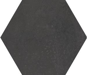 Jabo Tegelsample:  Midtown Antracite hexagon vloertegel 15x17cm